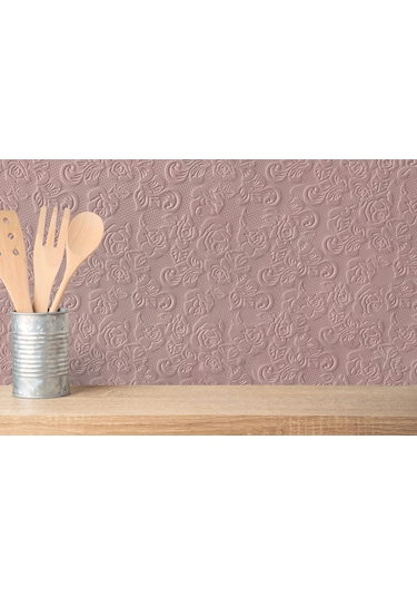 3d Duvar Paneli Boyanabilir Dekota 60x120 Cm / Güllü Desenli 7'li Paket-5 M²