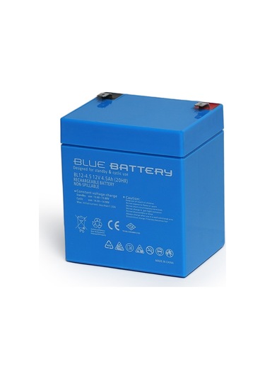 Blue Battery 12v 4.5 Amper Bakımsız Kuru Akü Ups Aküsü