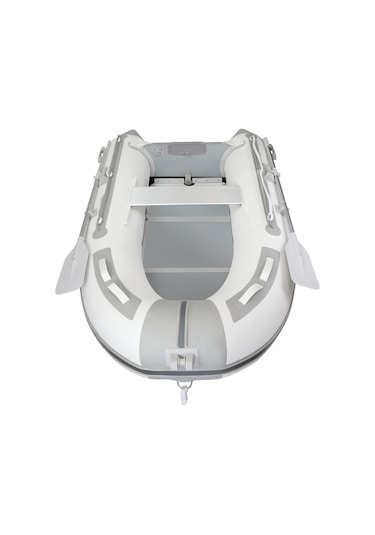 Fishika 240cm Beyaz Ahşap Taban Omurgalı Şişme Bot
