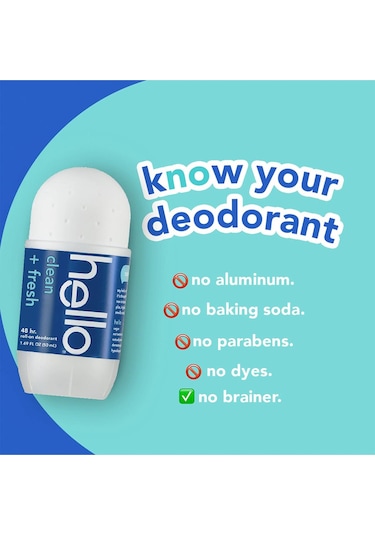 Hello Clean + Fresh Kadın Roll-On Deodorant 50 ML