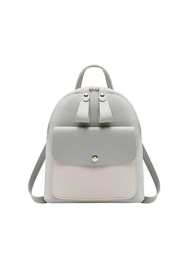 Dancemonkey Telefon Sırt Omuz Moda Mektup Küçük Haberci Gri Çanta Bayan Zq Gri