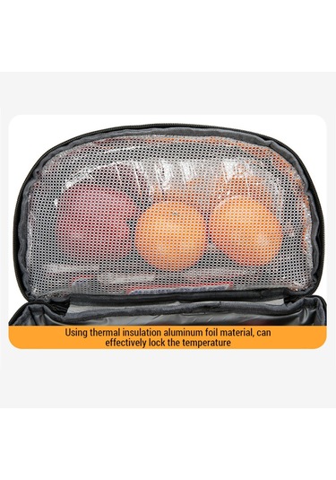 Hombey Açık Hava Çantası Yalıtımlı Soğutucu Sırt Çantası Alüminyum Folyo Termal Sırt Çantası Piknik Soğut Mavi