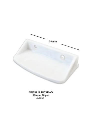 Sineklik Tutamağı 25 Mm 4 Adet