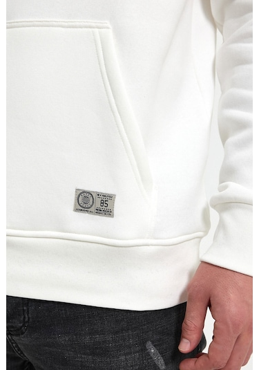 Kapüşonlu Ekru Slim Fit Hoodie 23fwm64047-ekru Ekru