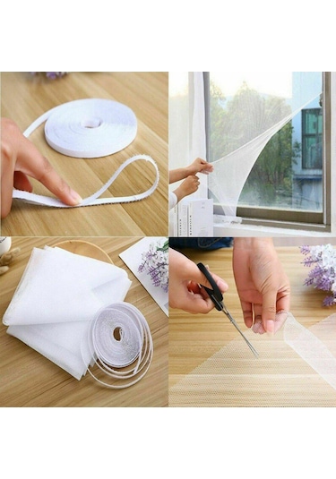 Buffer Çift Camlı Pencere Uyumlu Çift Kanat Pencere Sinekliği (241393873)