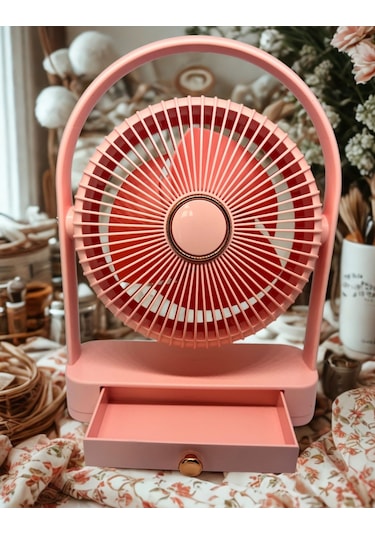 Ys2235 Taşınabilir Masaüstü Pembe Usb Fan