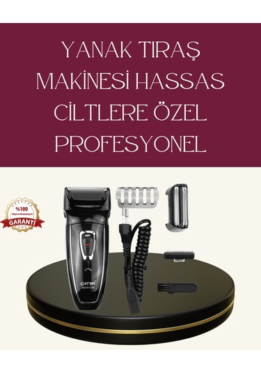 Erkekler İçin Folyo Başlıklı Tıraş Makinesi
