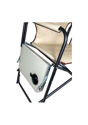 Rox Camping 0317 Fonksiyonel Sehpalı Kamp Sandalyesi - Bej Bej