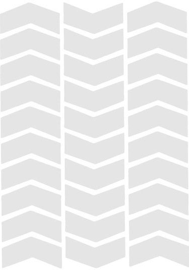 Ok Şeklinde Reflektif Beyaz Sticker Çınar Extreme