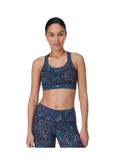 Sweaty Betty Sweaty Betty Power Medium Support Sports Br Kadın Mavi Fitness Bra 5109 Çok Renkli