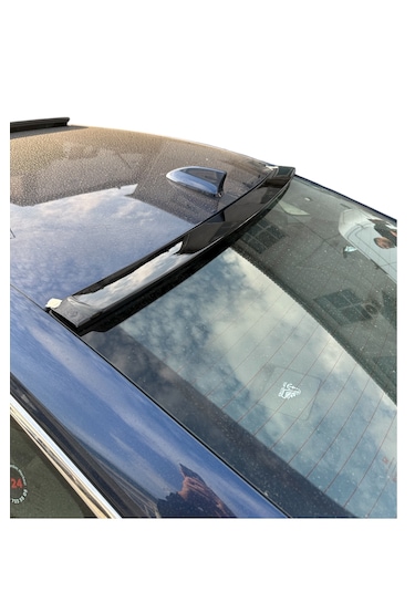 Honda Civic 2022+ Fe1 Cam Üstü Spoiler Düz Model Pianoblack İthal Abs Plastik