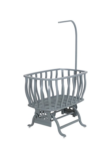 Setaymobilya Beşik, Fiyonklu Özel Seri Mdf Sallanan Beşik + Uyku Seti - Setay