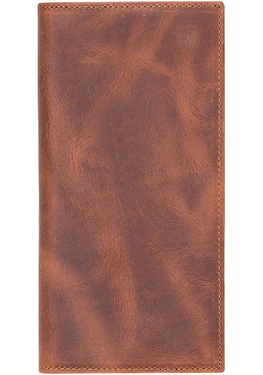 Bloomtenuta Urban Moccasin Hakiki Deri Cüzdan & Telefon Çantası Kahverengi