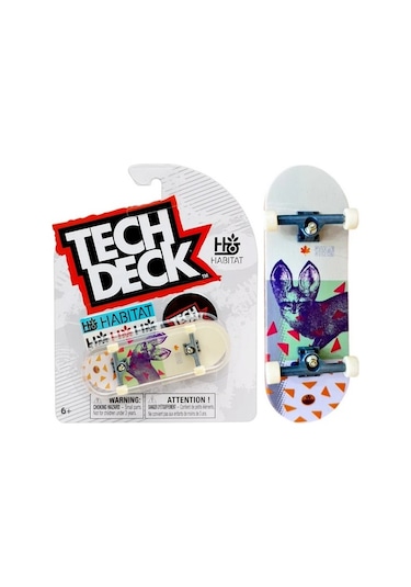 Tech Deck Habitat Geometrik Hayvan Grafik Parmak Kaykay