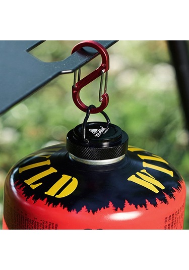 Ise Mount-açık Alüminyum Alaşımlı Gastank Kapağı Taşınabilir-siyah Siyah