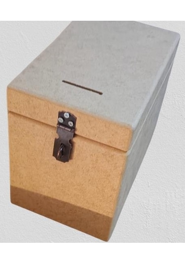 Hobi Adn Dekoratif Bahşiş Kutu Ahşap Mdf Ham Cnc Kesim Model El Yapım