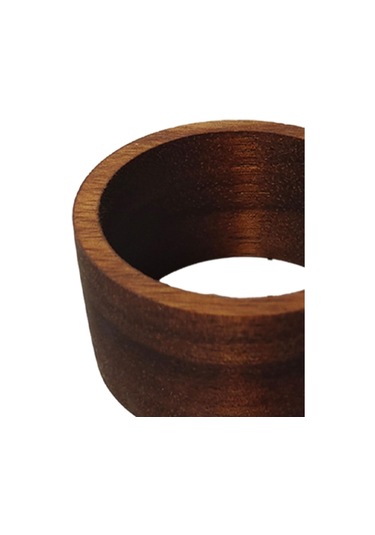 Suntek 5 Parça Peçete Halkaları Seti Oteller Tutucu Restoran Kahverengi