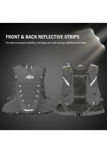 Jeehugo Mavi 12l Bisiklet Spor Sirt Çantasi - Kaykay Yürüyüş Bisiklet Turu İçin Dayanıklı Malzemeyle Çok Renkli