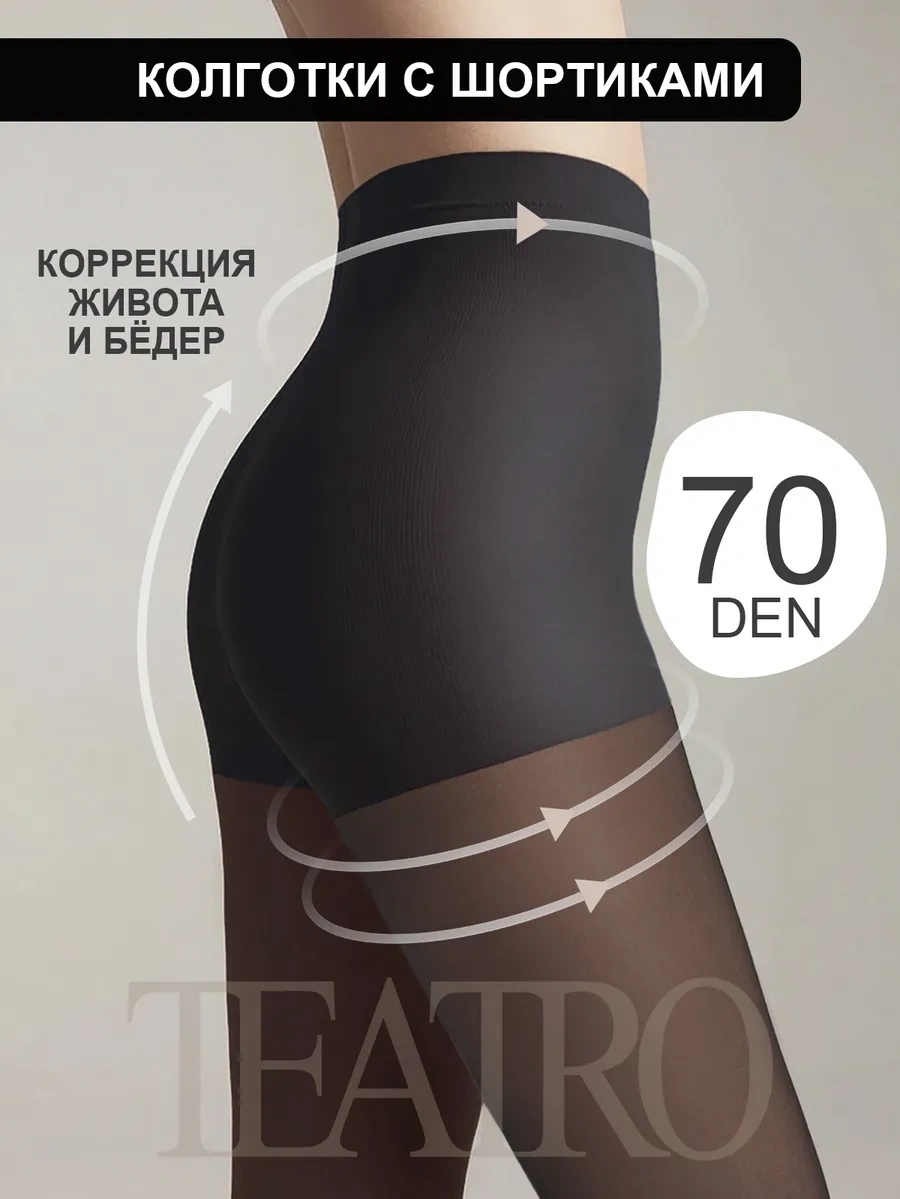 Teatro Activa 70 Den Naylon Şekillendirici Külotlu Çorap 271689836 Siyah