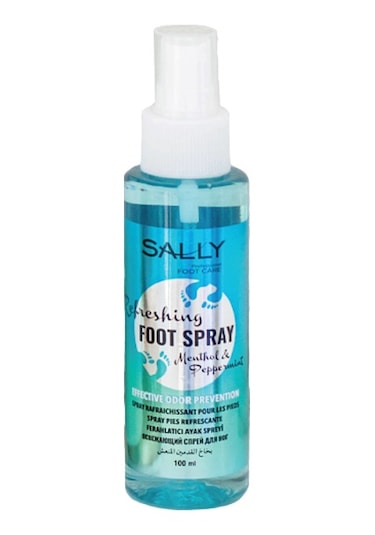 Sally Ayak Kokusu Önleyici ve Ferahlatıcı Spreyi 100 ML