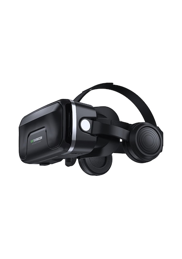 Kulaklık Versiyonu 3d Sanal Gerçeklik Vr Gözlükleri Siyah