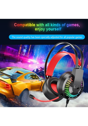 Leezsing Ovleng Gt68 Rgb Aydınlatmalı Oyun Kulaklığı - Mikrofonlu, 3.5mm Ve Usb Bağlantılı, Ayarlanabilir Ses Kontrollü
