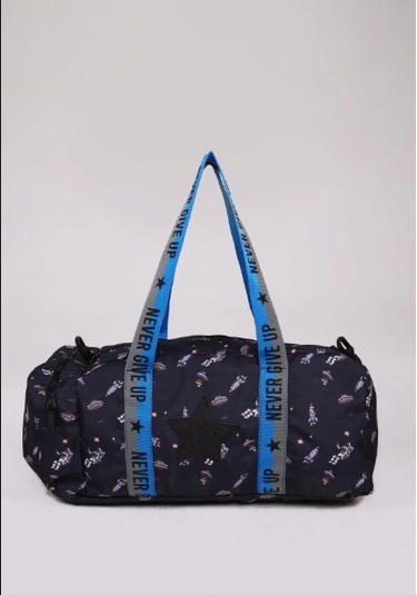 Erkek Çocuk Yıldız Baskılı Spor Çanta - Lacivert