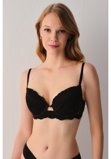 Suwen Honey Destekli Sütyen St4444609a012 Siyah