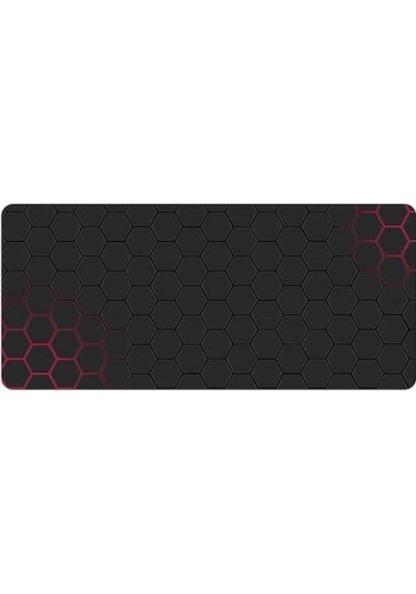 Tongxida 400x1000x3mm Cbtx Kaymaz Kauçuk Masaüstü Mouse Pad Şık Petek Desenli Stil 4 Mat Stil 4