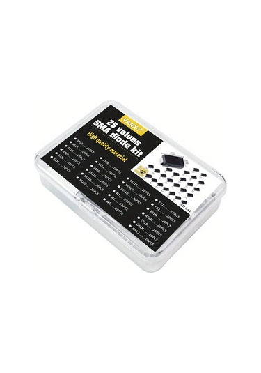 Wangxi 25 Değerli Endüstriyel Elektronik Kiti: 500 Parça Hızlı Schottky Diyot Seti