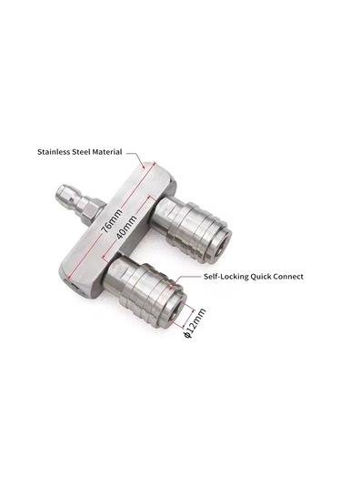 Reedark 5000 Psı Çift Basınçlı Yıkama Nozulu, 5 Püskürtme Ucu İle Hızlı Bağlantı