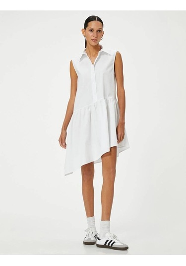 4sak80303pw Koton Kadın Elbise Beyaz 24yy59003555 Y5910