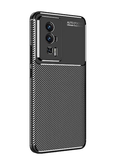 Ardemix Poco F5 Pro Kılıf Negro Silikon Kapak - Siyah Siyah