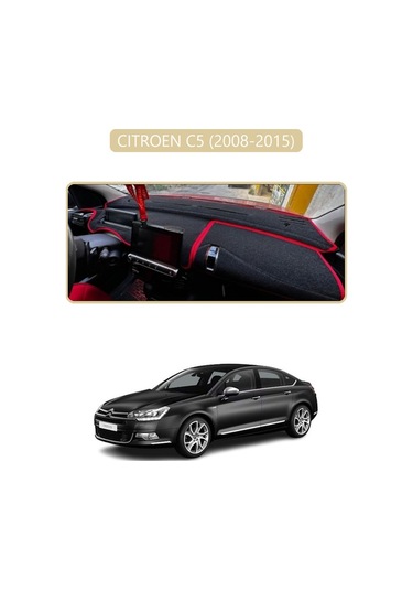Cıtroen C5 2008-2015torpido Koruma Halısı Bej Kenar