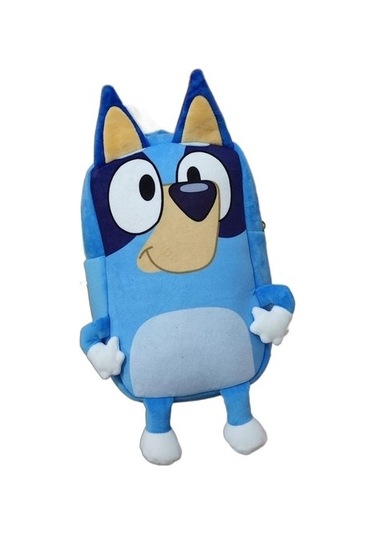 Sevimli Bluey Aile Peluş Okul Çantası 4fdkcm Açık Mavi