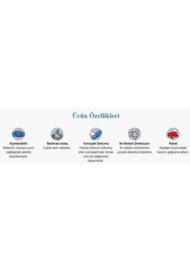 Rogz Alpinist Tuig L Zwart Göğüs Tasması Siyah