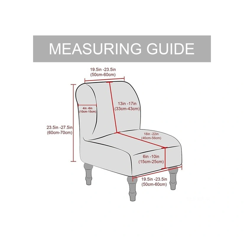 Fortunelane Esnek Koltuk Kılıfı - Mavi, Yıkanabilir Tekli Salon Kılıfı, Modern Koruyucu
