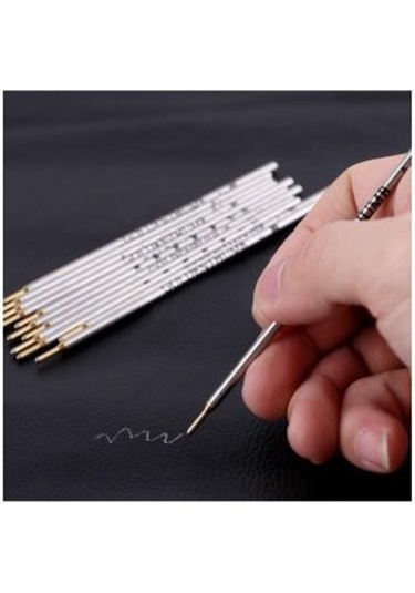 İpekbazaar Gümüş Kalem Deri Hobi El Aleti 1 Adet Sarı