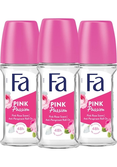 Fa Pink Passion 48H Kadın Roll-On Deodorant 3 x 50 ML