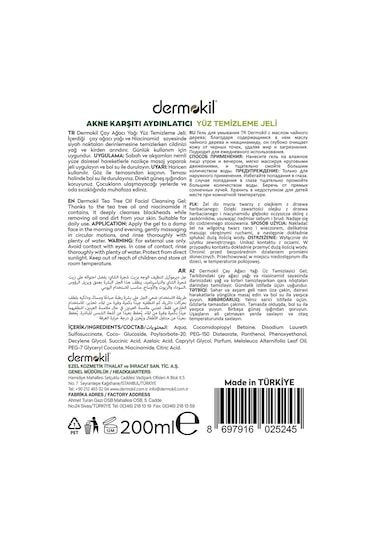 Dermokil Akne Karşıtı Çay Ağacı Seti