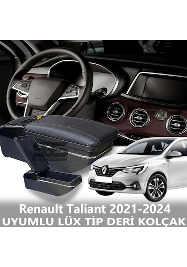 Renault Taliant 2021-2024 Uyumlu Premium Deri Kol Dayama Kolçak Lüx Tip