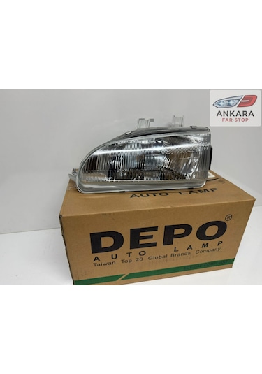 Honda Civic Eg Kasa Hatchback 1992 - 1995 Ön Far Lambası Sol Hatchback Eg Kasa Hatchback-sol Depo Marka