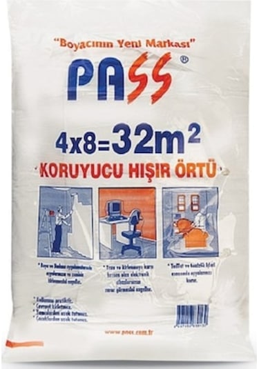 Pass Naylon Koruyucu Hışır Örtü 32 M2