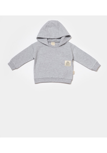 BabyCosy Organik Kapüşonlu Sweatshirt & Pantolon Seti 001