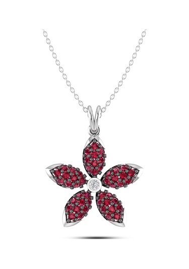 Pırlantalı Flower Kolye N11.81