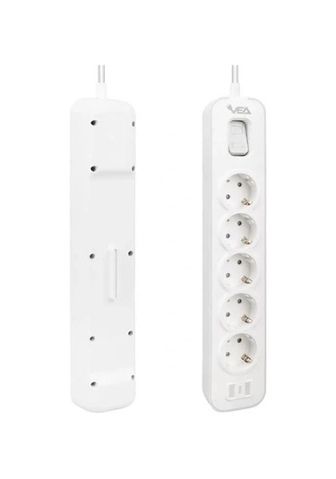 Vea Ve-nova105 A Class 5'li Anahtarlı 1.5 Metre Akım Korumalı Priz Standart
