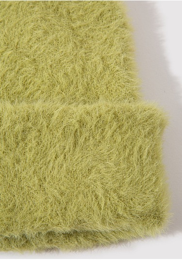 Mavi - Tüylü Yeşil Bere 197933-71838 Yeşil