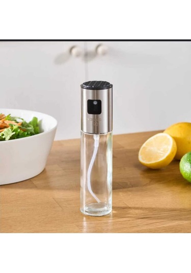 100 Ml Cam Püskürtmeli Yağdanlık Yağ, Sirke, Sos Spreyi Çok Renkli