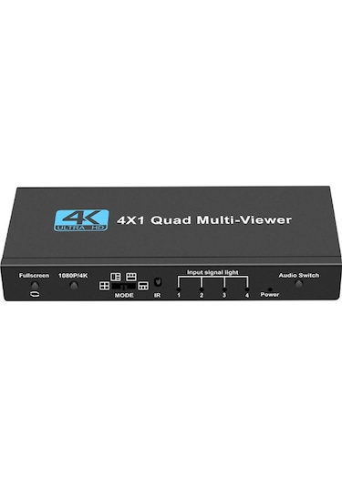 Gplus 4KQM401 4K 2160P Multi Switch NVR DVR 4x1 Quad Multi Viewer