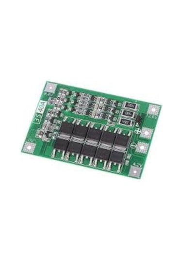 Gözeler 3s 40a Bms 12.6v 18650 Balanslı Pil Şarj Koruma Modülü